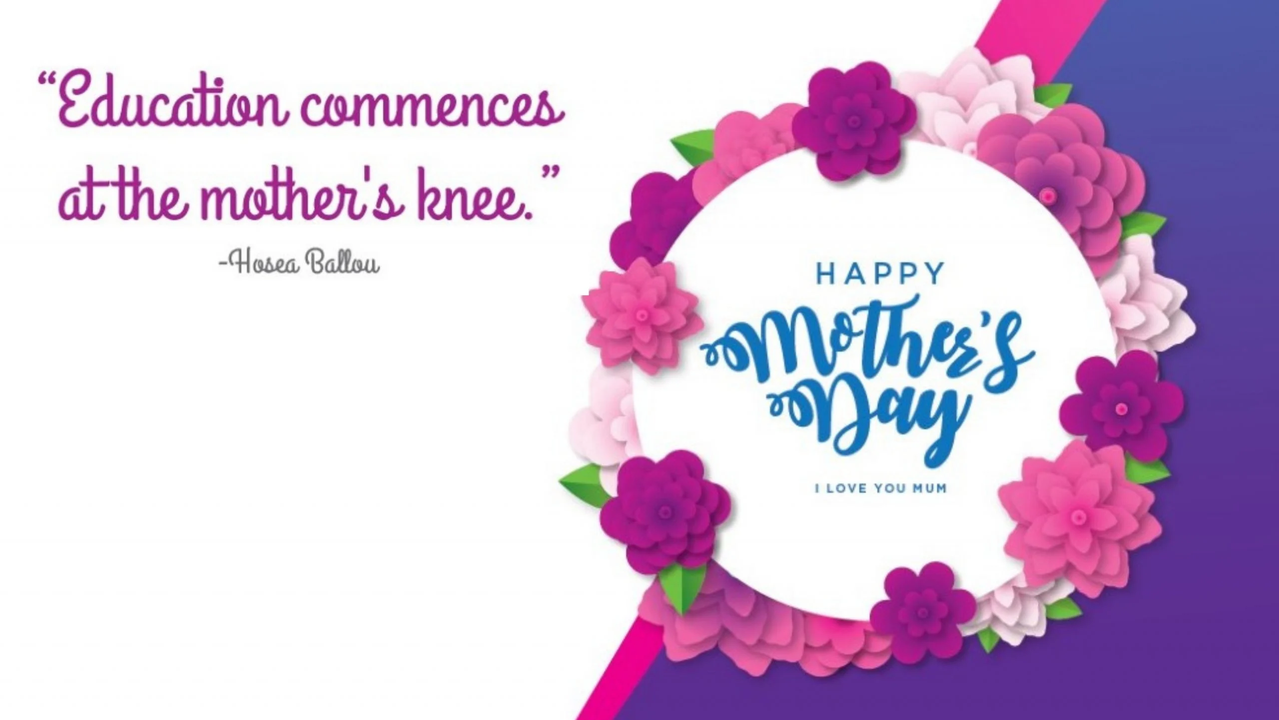 The Fundamental Role of Mothers in Children’s Education