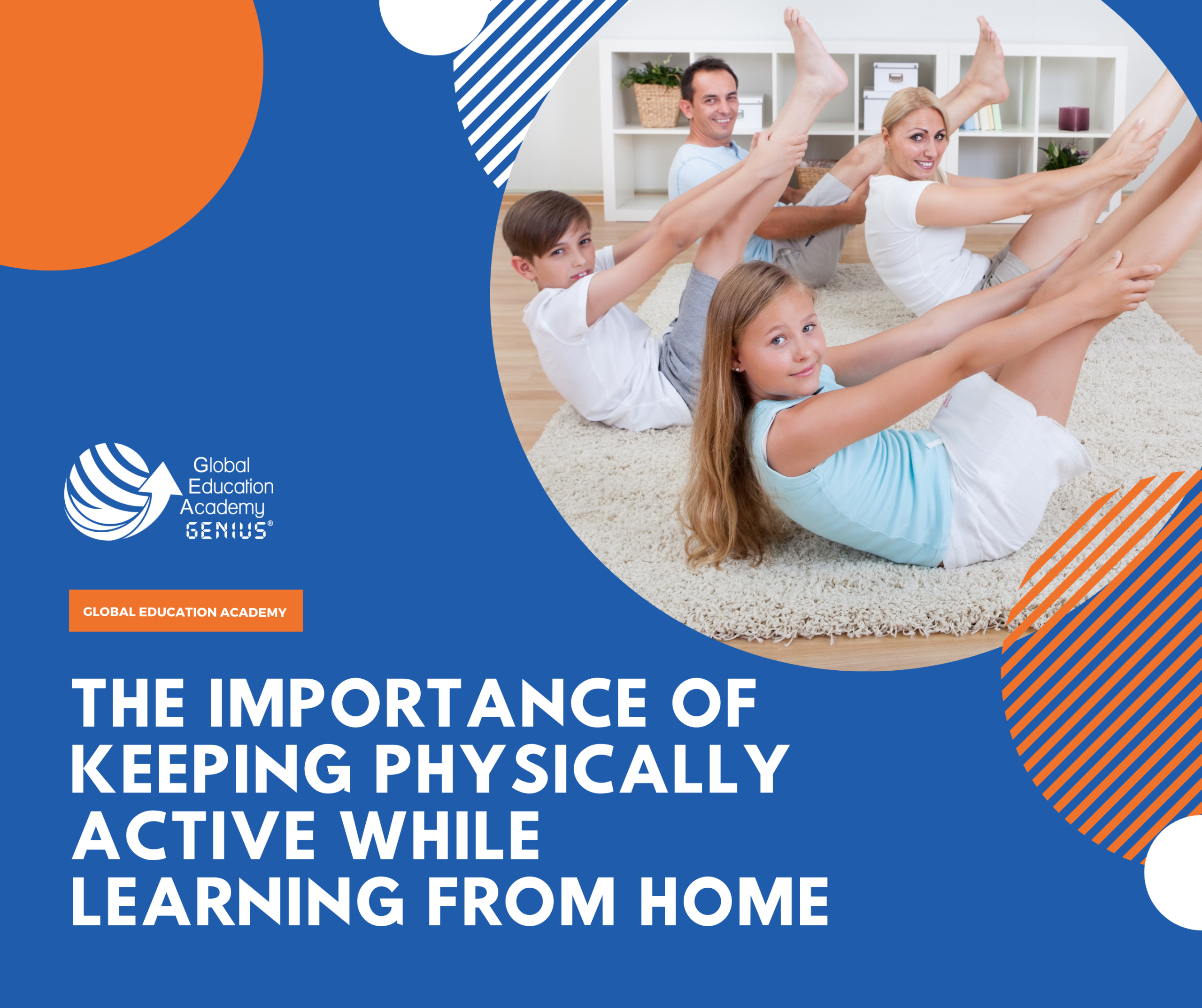 The importance of keeping physically active while learning from home