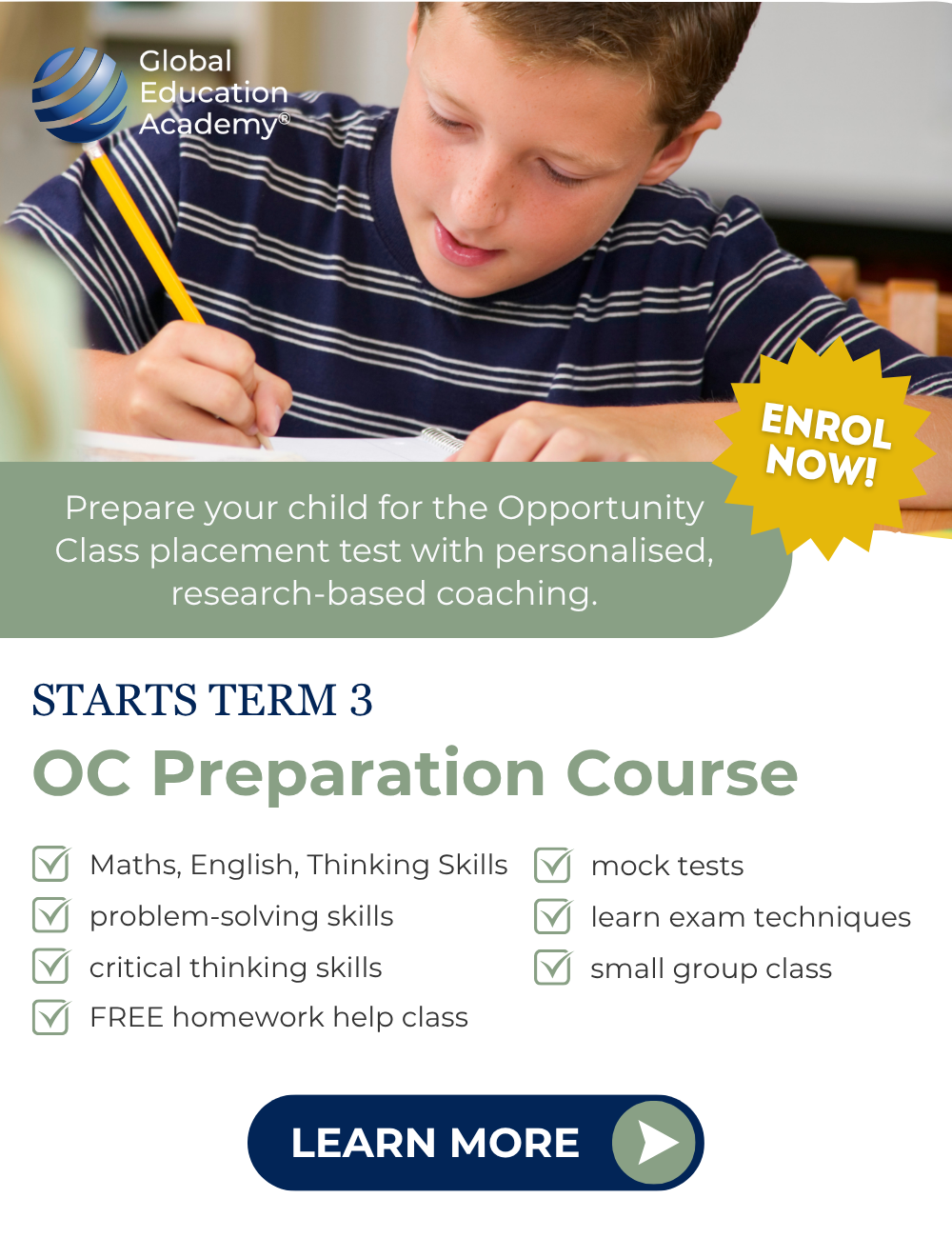 Web Home page carousel - OC Preparation Course