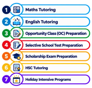 Seven-Item Tutoring Services